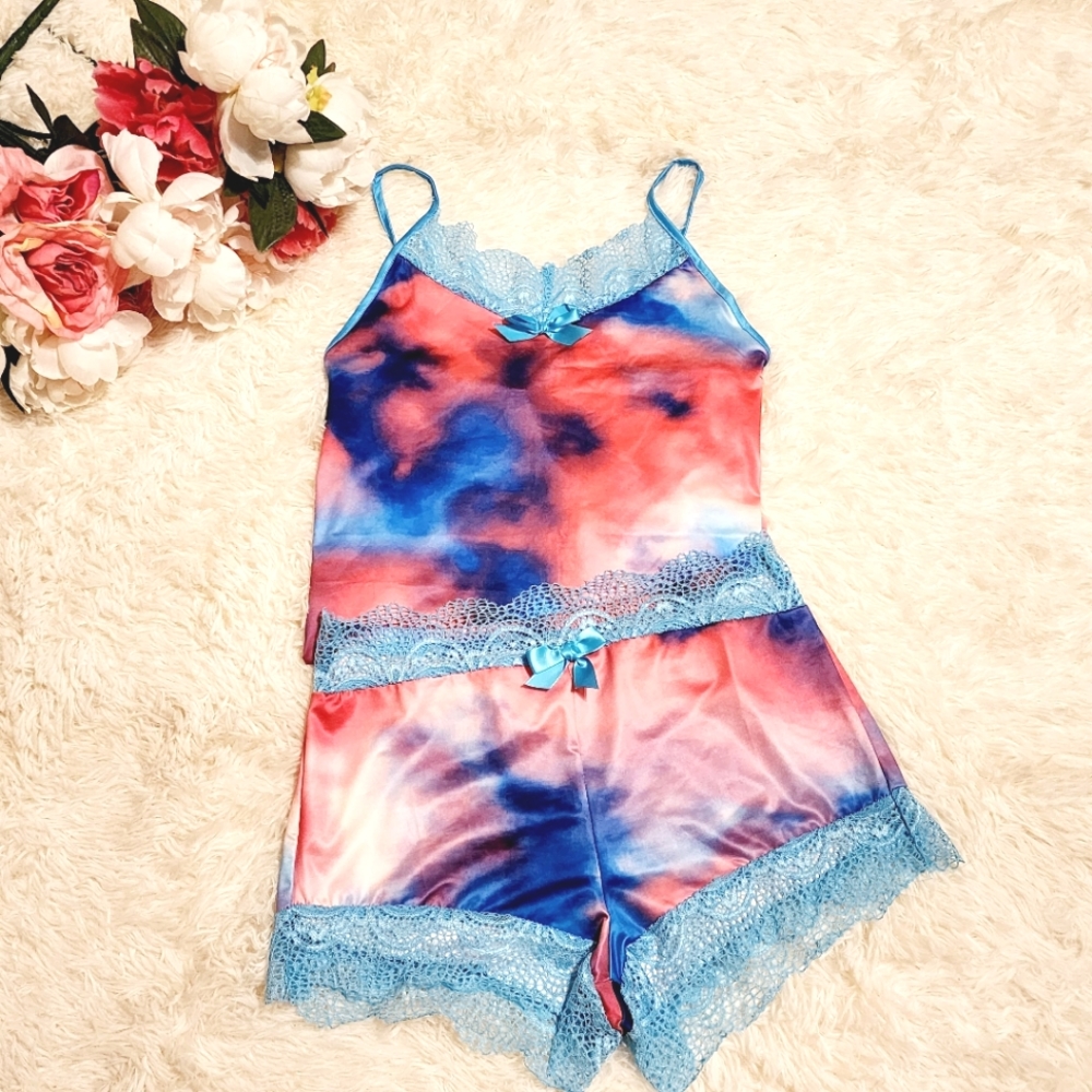 Women's Cute and Sexy 2 piece Boy short and Tank Top Lingerie Size Medium